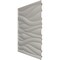 Ekena Millwork 19 5/8in. W x 19 5/8in. H Ripple EnduraWall Decorative 3D Wall Panel Covers 2.67 Sq. Ft. WP20X20RPCDB - alternate 5